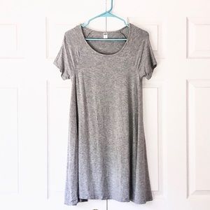 Gray Old Navy Swing Dress
